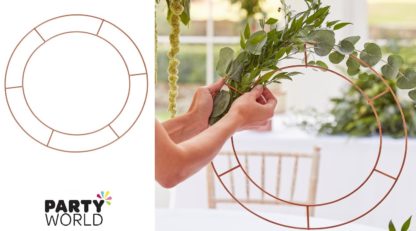 copper hoops for diy hanging decorations