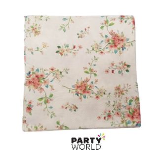 floral napkins
