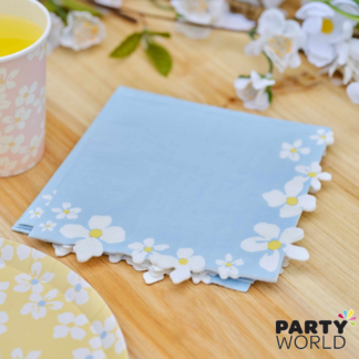 floral spring napkins by ginger ray