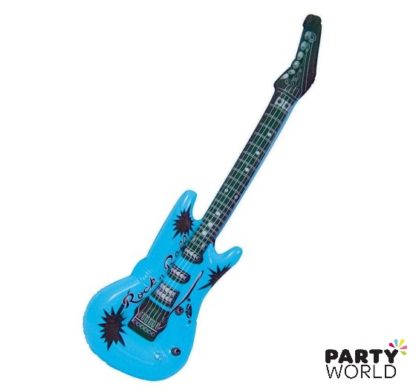 inflatable elctric guitar blue