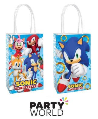Sonic The Hedgehog Party Paper Loot Bags (8pk)