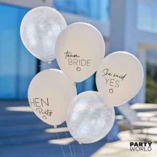 hen party bridal shower balloons