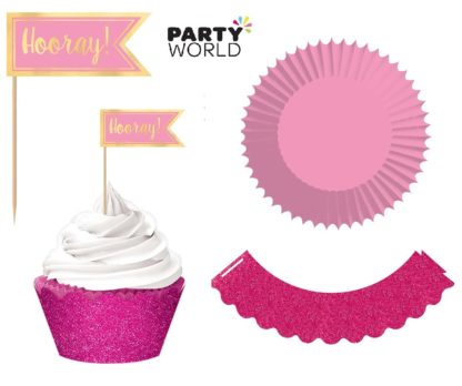 pink cupcake kit