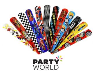 Racing Cars Party Slap Bracelets (12pcs)