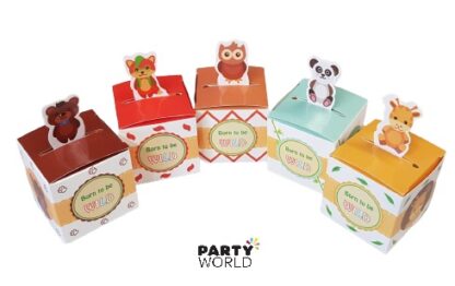 Born To Be Wild Jungle Mini Treat Box 5 cm – Bear Treat Boxes 4