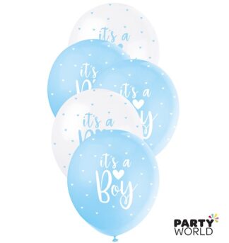 its a boy latex balloons