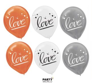 love party latex balloons