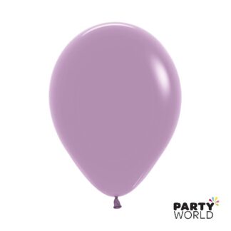 pastel dusk lavender latex balloons