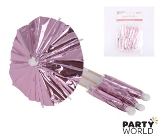 pink cocktail umbrellas