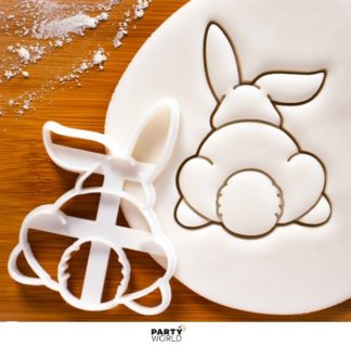 white easter bunny cookie cutter baking accessories