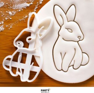 white rabbit cookie cutter bunny easter baking accessories