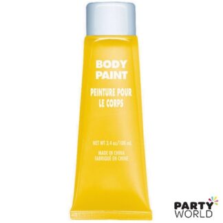 yellow body paint face paint
