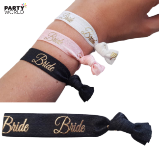black bride elastic band hairband wristband