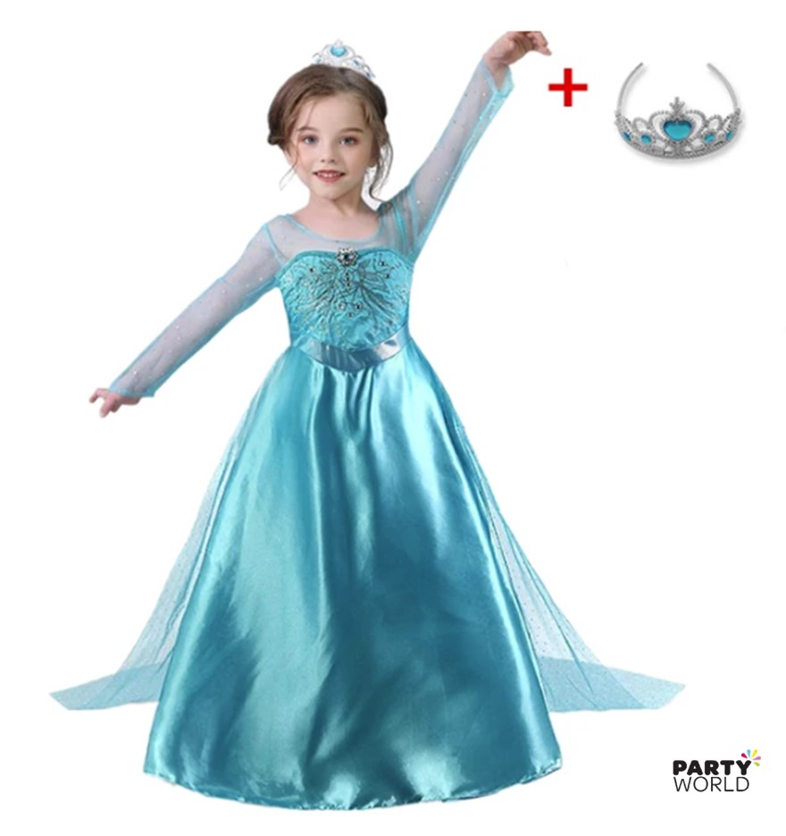 Frozen Costume . Baby Girl Dress. Frozen Birthday Dress. Elsa
