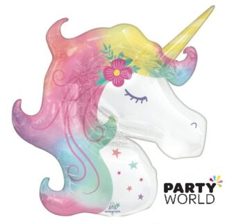Enchanted Unicorn Party Shaped Foil Balloon