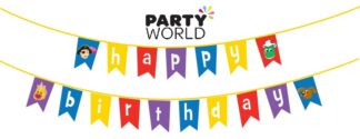 The Wiggles Party Paper Pennant Banner