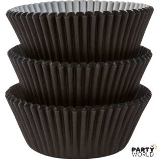 black baking cups
