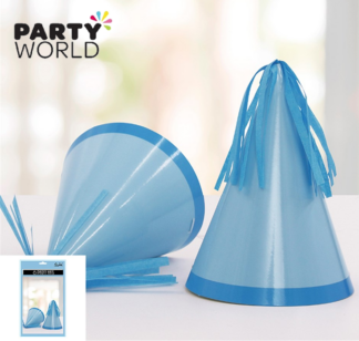 blue party hats