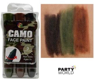 face paint camo colours