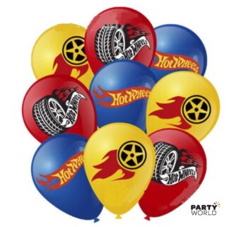 hot wheels cars latex balloons