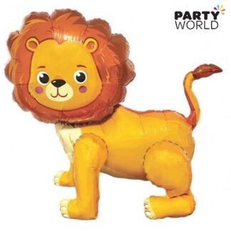 lion standing airz foil balloon for air filling