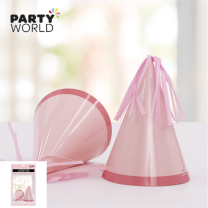 pink party hats