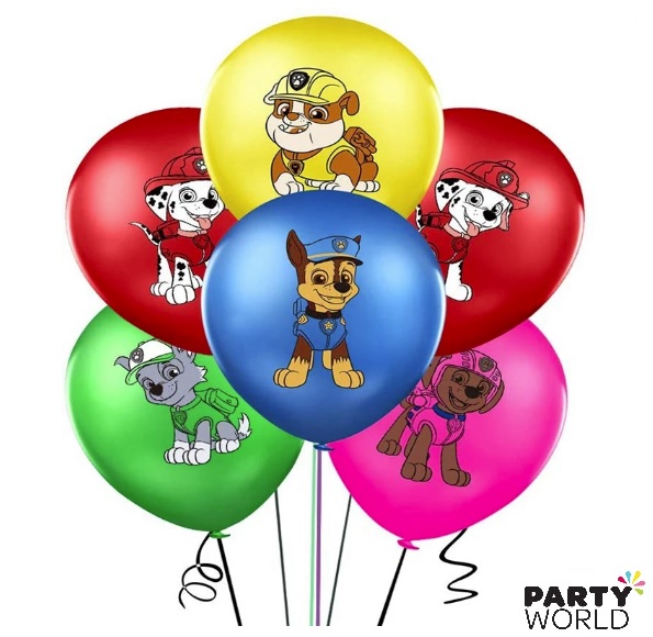 Paw patrol latex balloons nz
