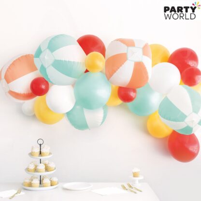 beach party balloon garland kit