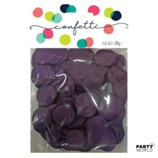 dark purple circle tissue confetti nz