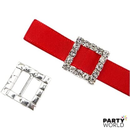 diamante ribbon buckle wedding accessory