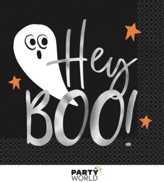 hey boo halloween napkins ghoul party nz