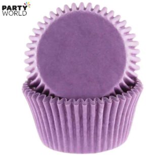 light purple cupcake cases