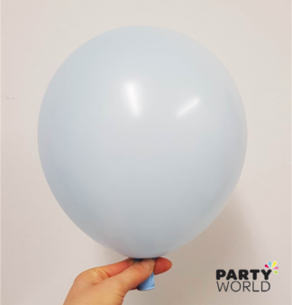 pastel blue latex balloons