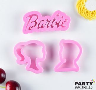 barbie cookie cutters moulds