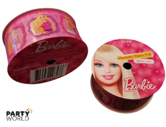 barbie party ribbon