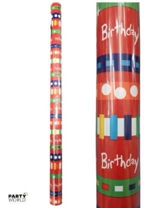 birthday wrapping paper