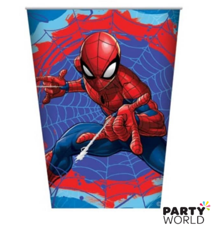 spiderman paper cups