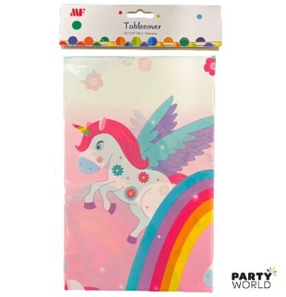 unicorn plastic tablecover
