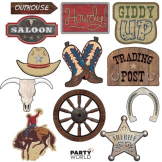 western party cutouts