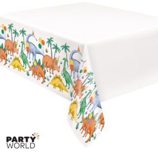 dinosaur party table cover