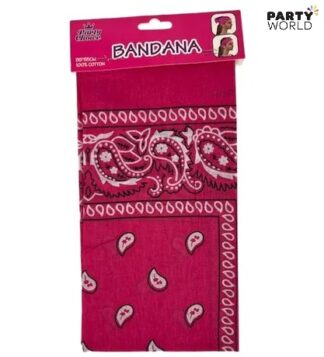 hot pink bandana