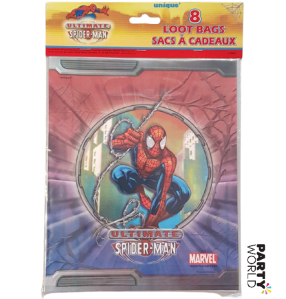spiderman party loot bags