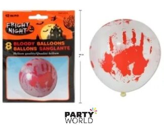 clear bloody latex balloons for halloween