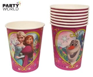 frozen party paper cups