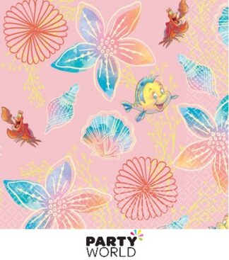 little mermaid ariel paper party napkins