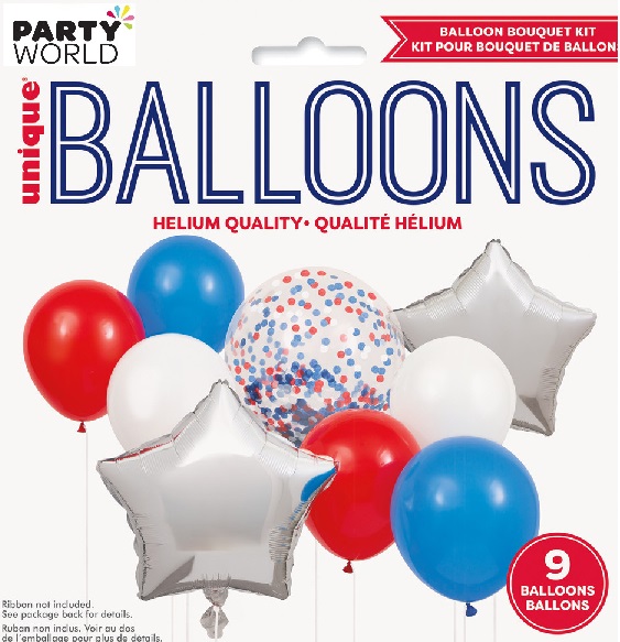 Bouquet de ballons, Ballon latex, Ballon hélium