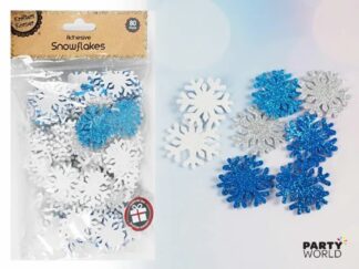 adhesive snowflakes