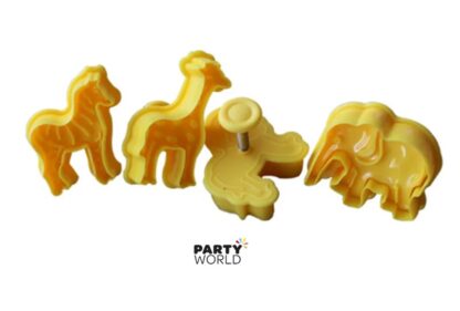 Jungle Party Plungers (4pcs – Giraffe, Lion, Zebra, Elephant) Jungle Party Supplies 3