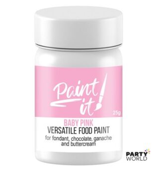 baby pink edible food paint