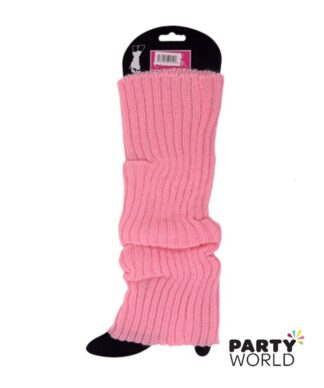 baby pink leg warmers